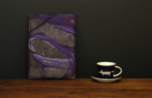 Load image into Gallery viewer, free flowing purples with silk - iPad