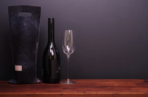 silky blue - wine wallet