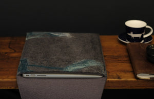 free flowing teals and silk - MacBook